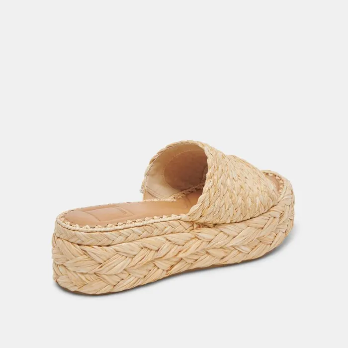 Sandals Women Dolce Vita Chavi Sandals Lt Natural Raffia