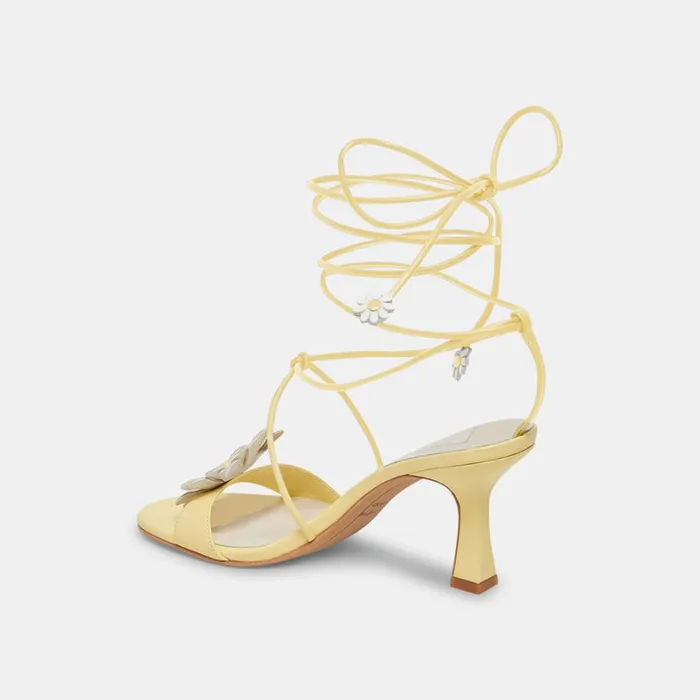 Sandals Women Dolce Vita Daizy Heels Yellow Stella