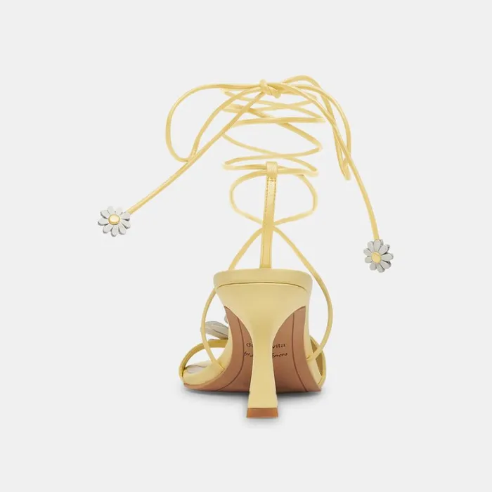Sandals Women Dolce Vita Daizy Heels Yellow Stella