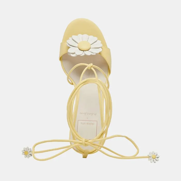 Sandals Women Dolce Vita Daizy Heels Yellow Stella