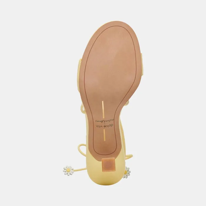 Sandals Women Dolce Vita Daizy Heels Yellow Stella