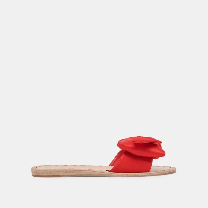 Sandals Women Dolce Vita Darsey Sandals Red Satin
