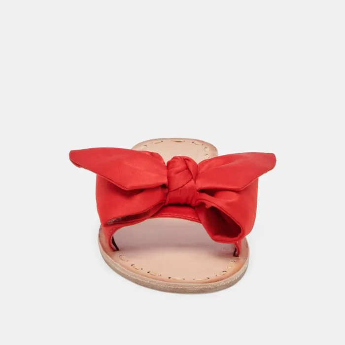 Sandals Women Dolce Vita Darsey Sandals Red Satin