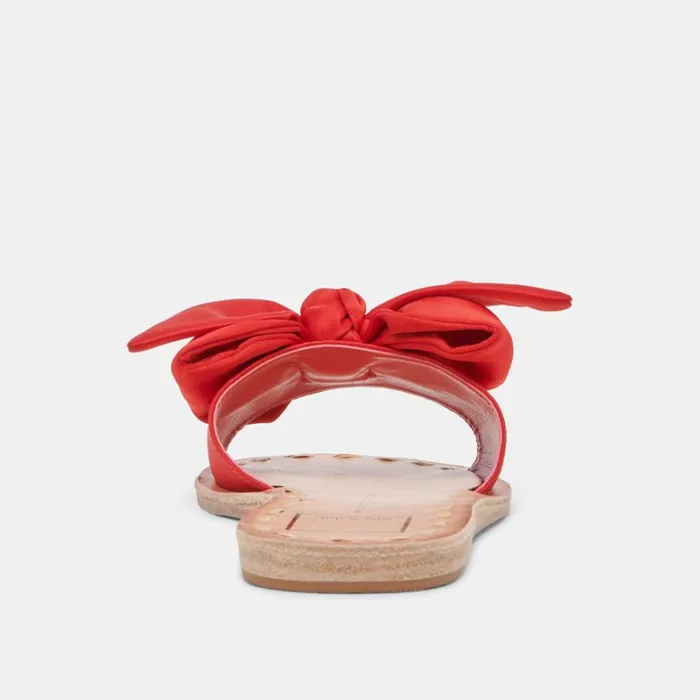 Sandals Women Dolce Vita Darsey Sandals Red Satin
