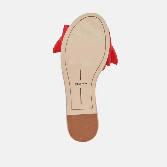 Sandals Women Dolce Vita Darsey Sandals Red Satin