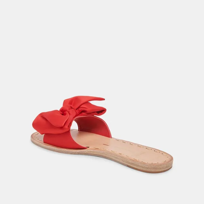 Sandals Women Dolce Vita Darsey Sandals Red Satin