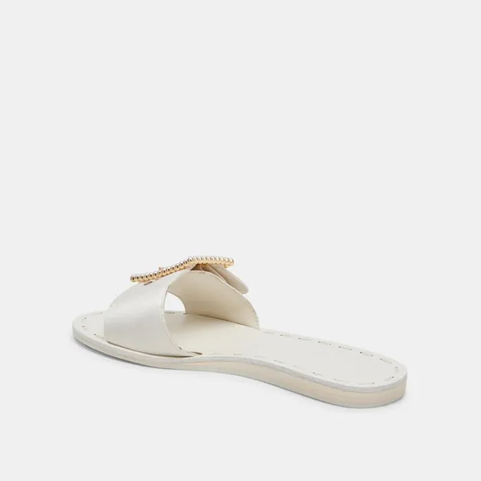 Sandals Women Dolce Vita Dasa Pearl Sandals Vanilla Silk