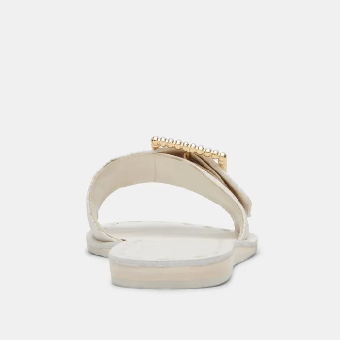 Sandals Women Dolce Vita Dasa Pearl Sandals Vanilla Silk
