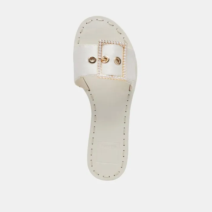Sandals Women Dolce Vita Dasa Pearl Sandals Vanilla Silk