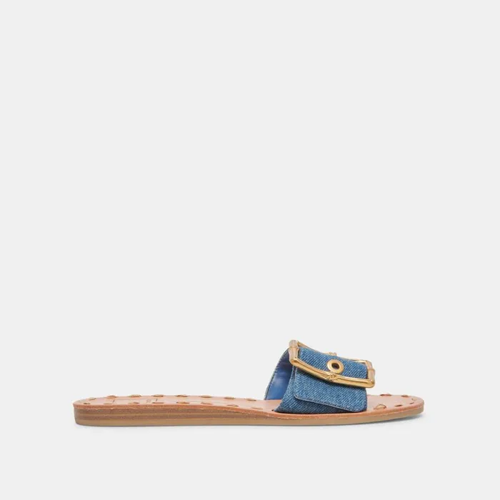 Sandals Women Dolce Vita Dasa Sandals Blue Denim