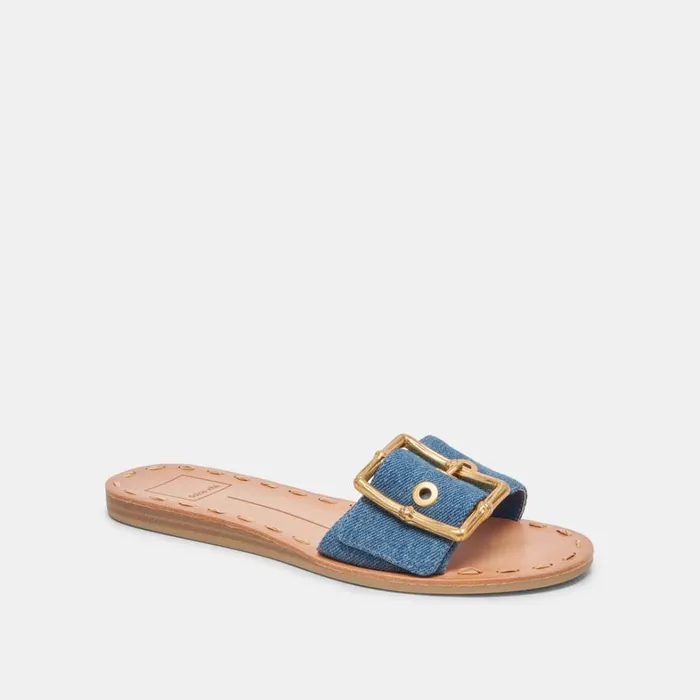 Sandals Women Dolce Vita Dasa Sandals Blue Denim
