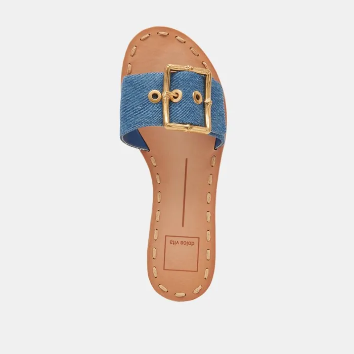 Sandals Women Dolce Vita Dasa Sandals Blue Denim
