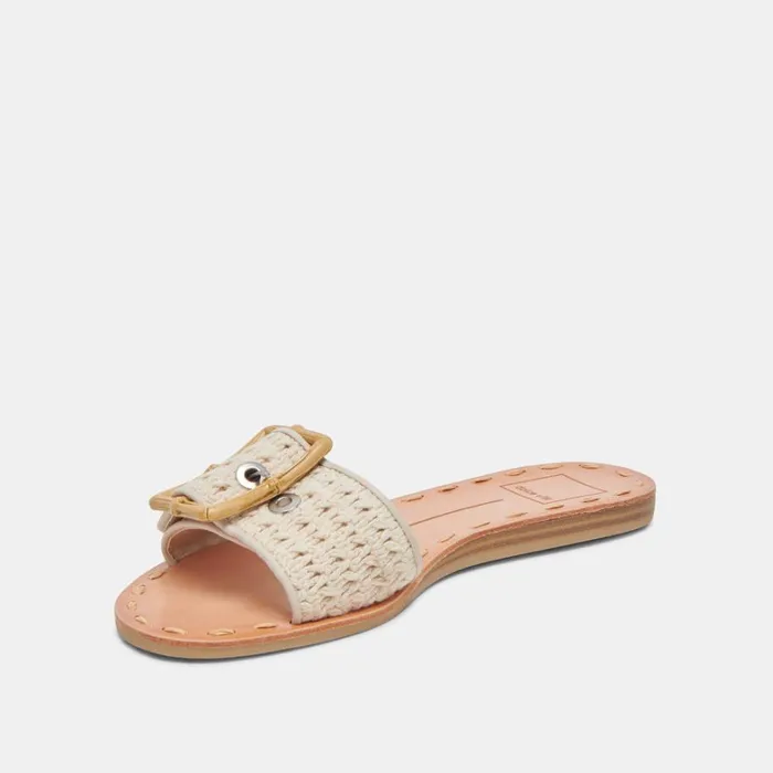Sandals Women Dolce Vita Dasa Wide Sandals Sandstone Knit