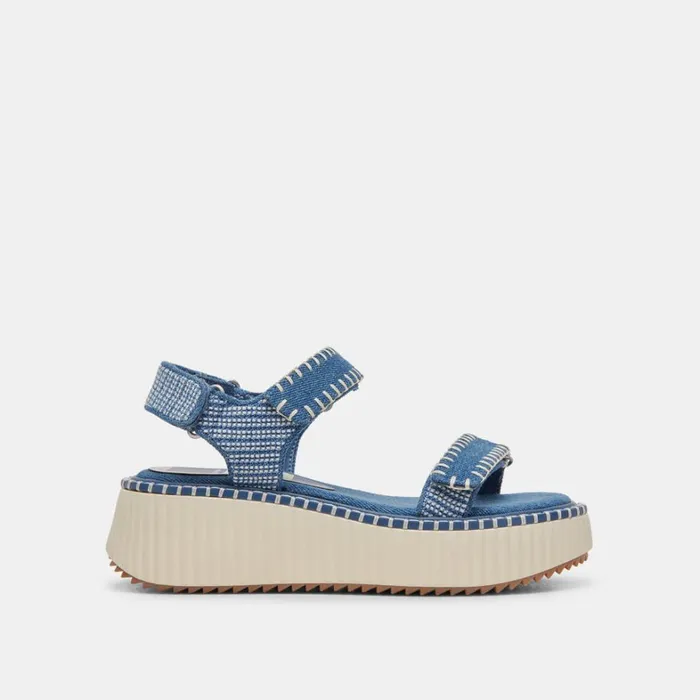 Sandals Women Dolce Vita Debra Sandals Blue Denim