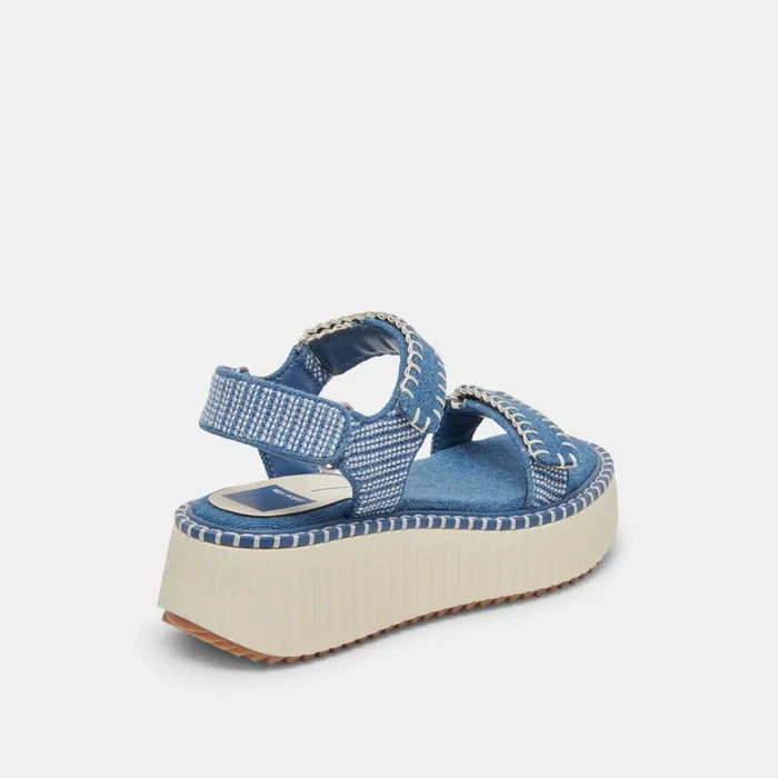 Sandals Women Dolce Vita Debra Sandals Blue Denim