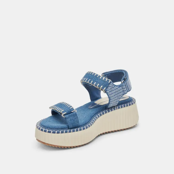 Sandals Women Dolce Vita Debra Sandals Blue Denim