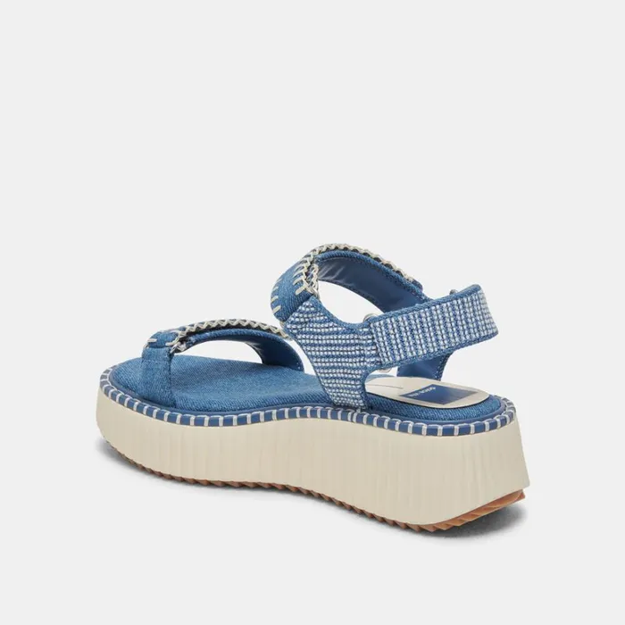 Sandals Women Dolce Vita Debra Sandals Blue Denim