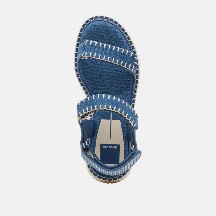 Sandals Women Dolce Vita Debra Sandals Blue Denim