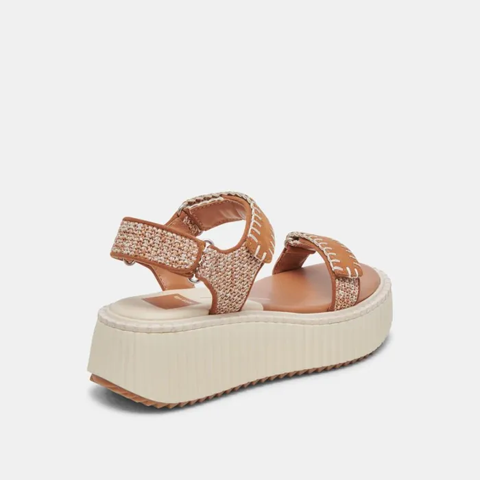 Sandals Women Dolce Vita Debra Sandals Tan Multi Nubuck