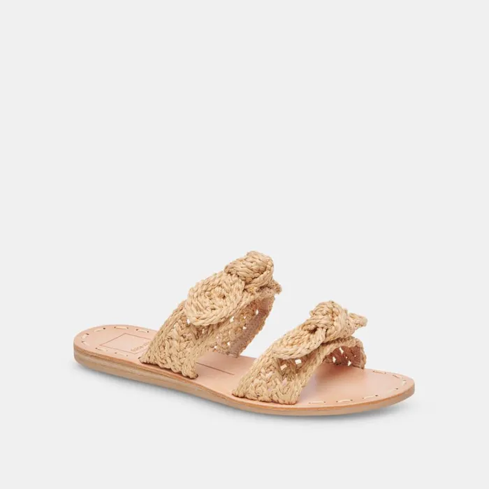 Sandals Women Dolce Vita Dinah Sandals Lt Natural Raffia