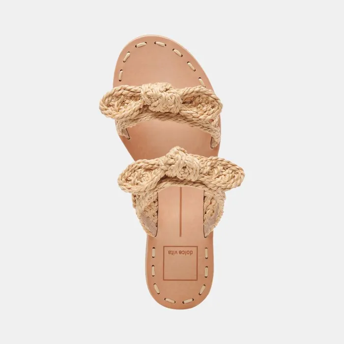 Sandals Women Dolce Vita Dinah Sandals Lt Natural Raffia