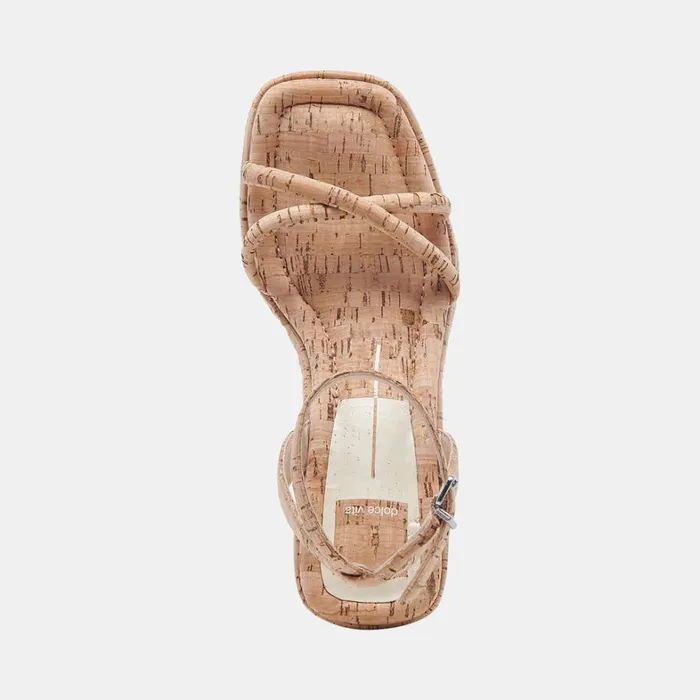 Sandals Women Dolce Vita Elvia Wedges Natural Cork