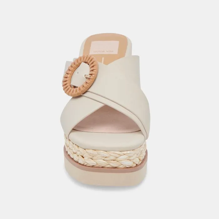 Sandals Women Dolce Vita Luiz Wedges Ivory Stella