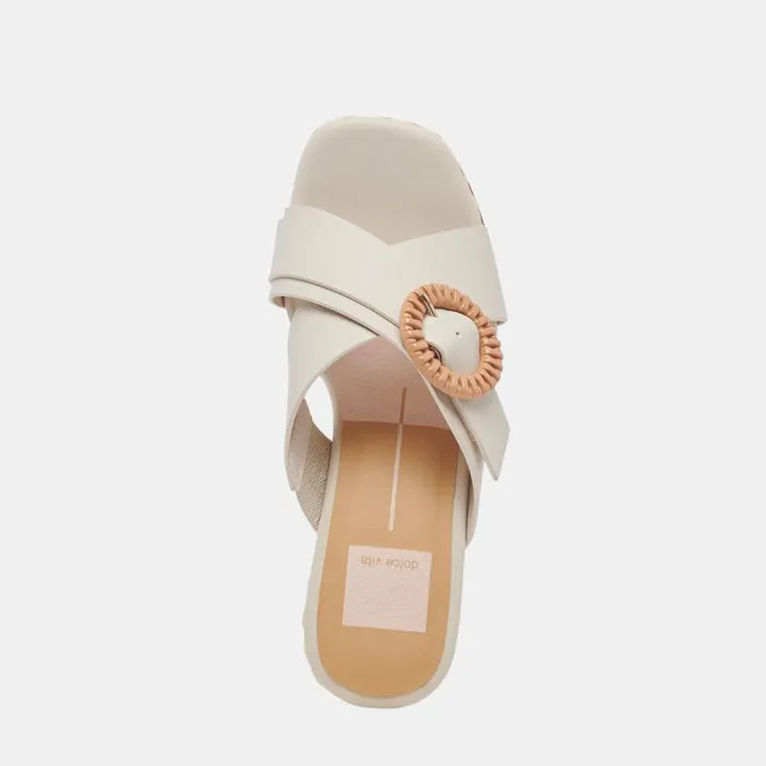 Sandals Women Dolce Vita Luiz Wedges Ivory Stella