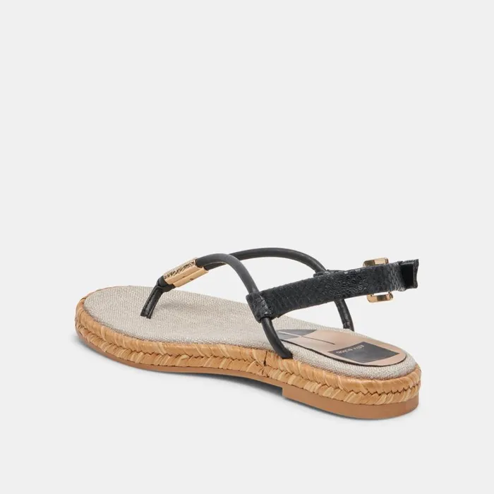 Sandals Women Dolce Vita Meryl Sandals Black Leather
