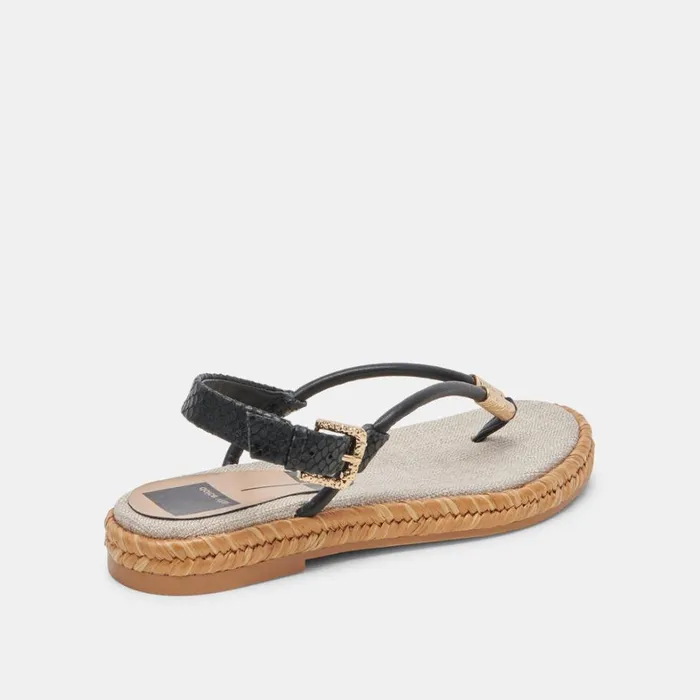 Sandals Women Dolce Vita Meryl Sandals Black Leather