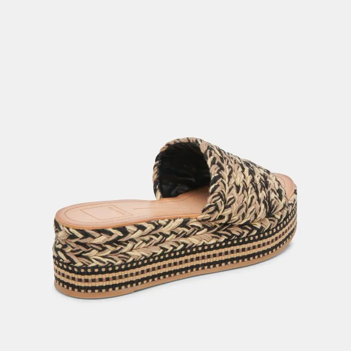 Sandals Women Dolce Vita Pazli Sandals Black Multi Woven