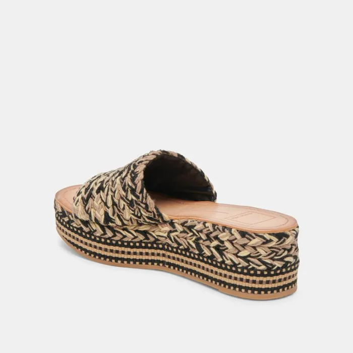 Sandals Women Dolce Vita Pazli Sandals Black Multi Woven