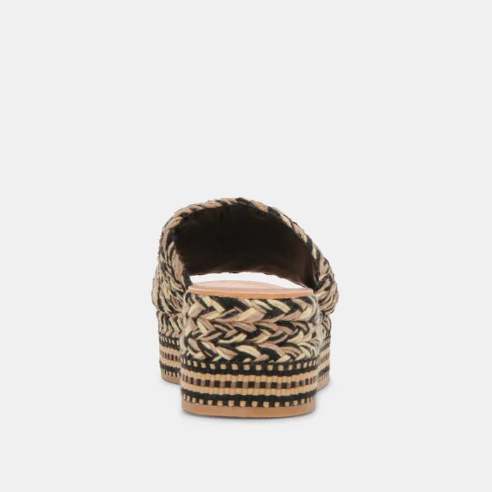 Sandals Women Dolce Vita Pazli Sandals Black Multi Woven