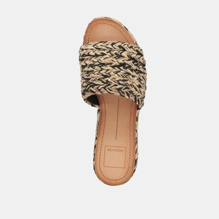 Sandals Women Dolce Vita Pazli Sandals Black Multi Woven
