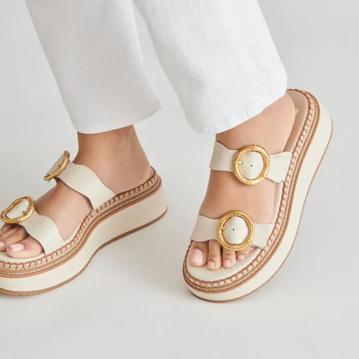 Sandals Women Dolce Vita Rysha Sandals Ivory Leather