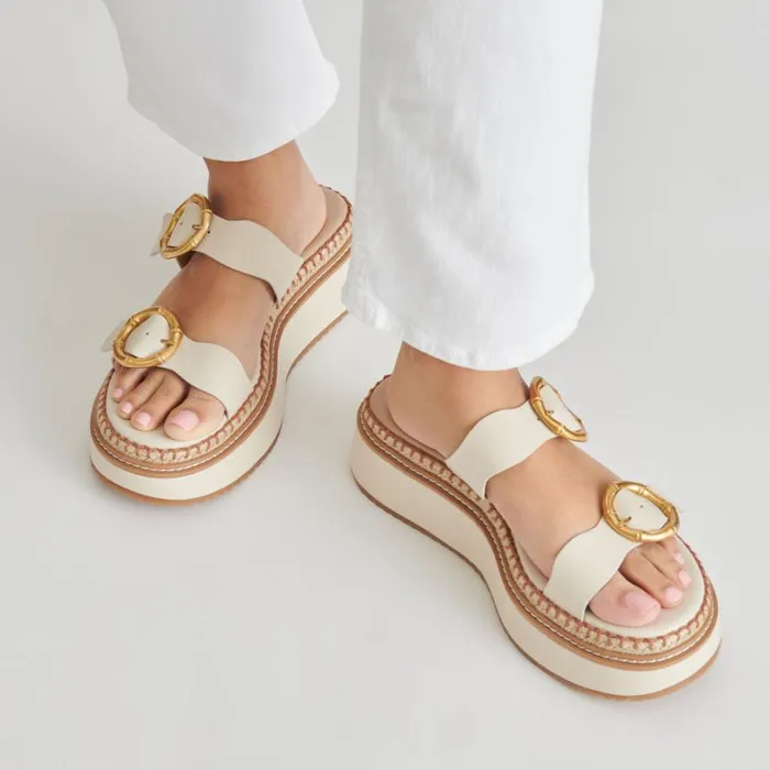 Sandals Women Dolce Vita Rysha Sandals Ivory Leather
