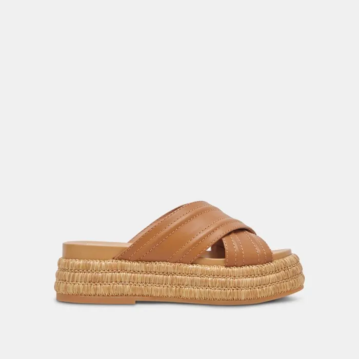 Sandals Women Dolce Vita Weslee Sandals Tan Leather