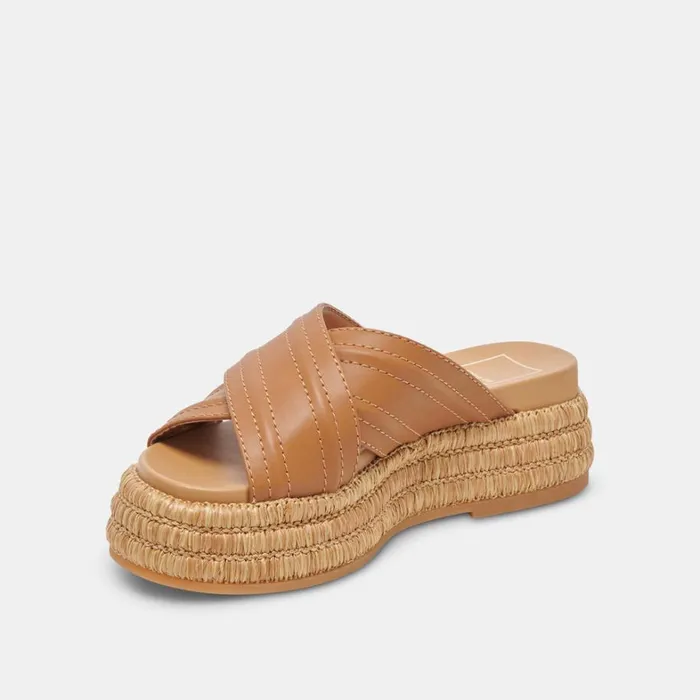 Sandals Women Dolce Vita Weslee Sandals Tan Leather