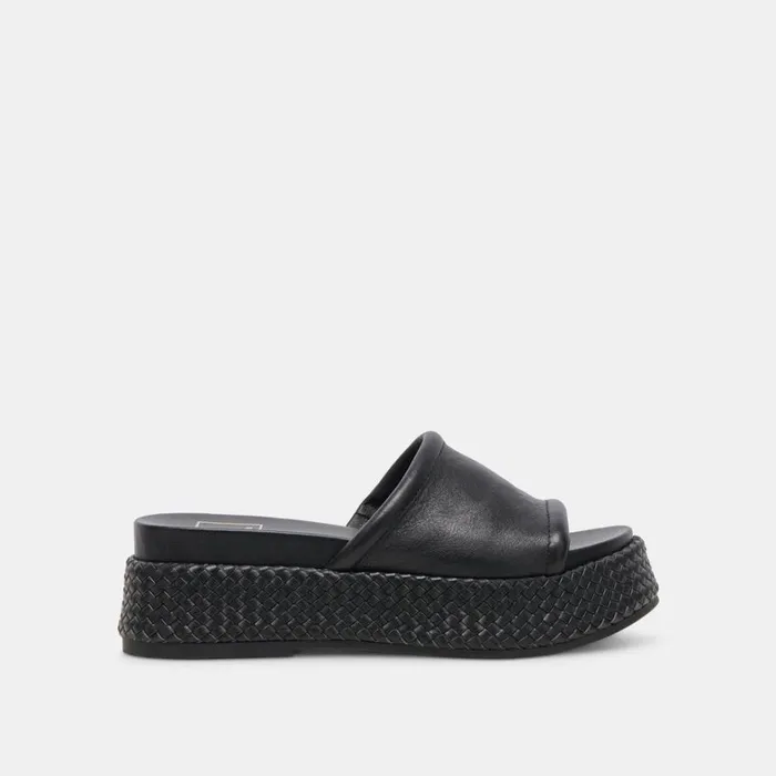 Sandals Women Dolce Vita Wimsyn Sandals Black Leather