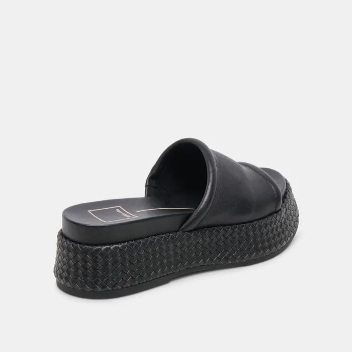 Sandals Women Dolce Vita Wimsyn Sandals Black Leather