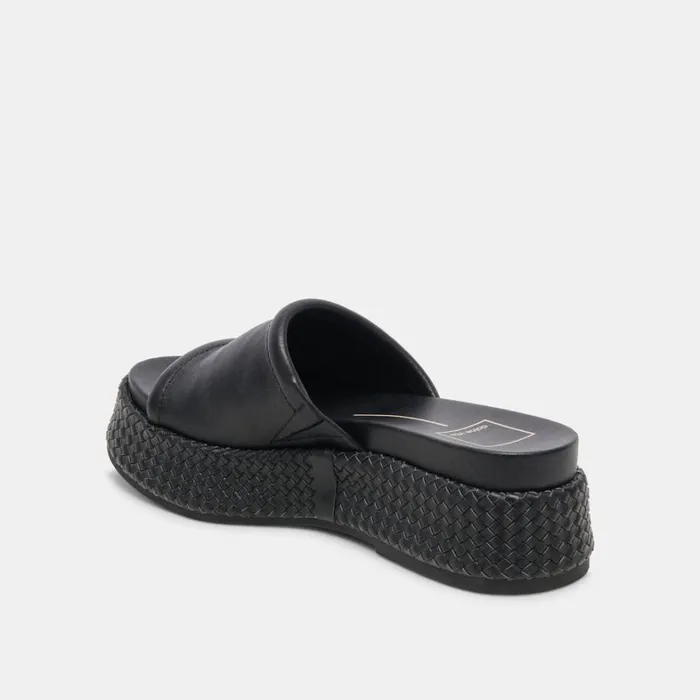 Sandals Women Dolce Vita Wimsyn Sandals Black Leather