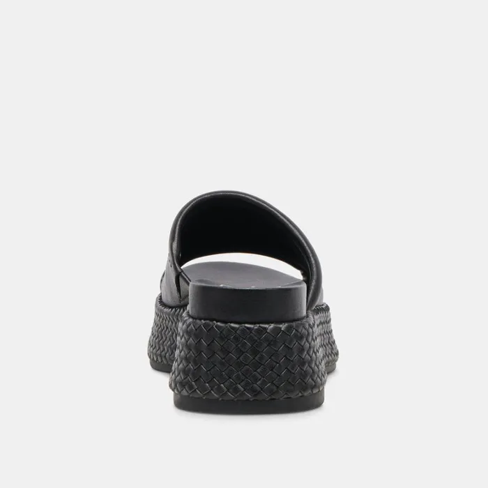 Sandals Women Dolce Vita Wimsyn Sandals Black Leather