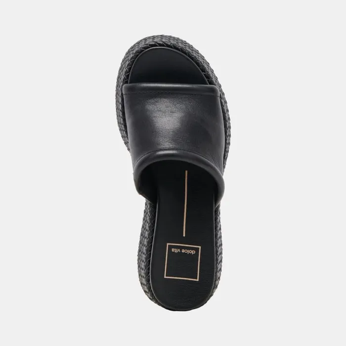Sandals Women Dolce Vita Wimsyn Sandals Black Leather
