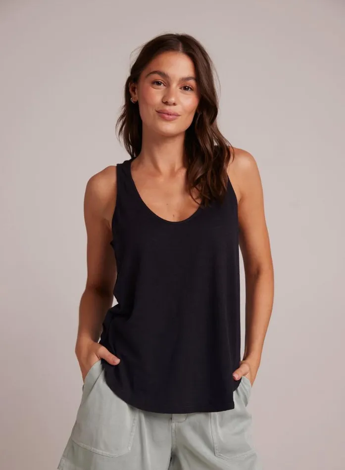 Scoop Neck Tank 8211 Black Women Bella Dahl TShirts