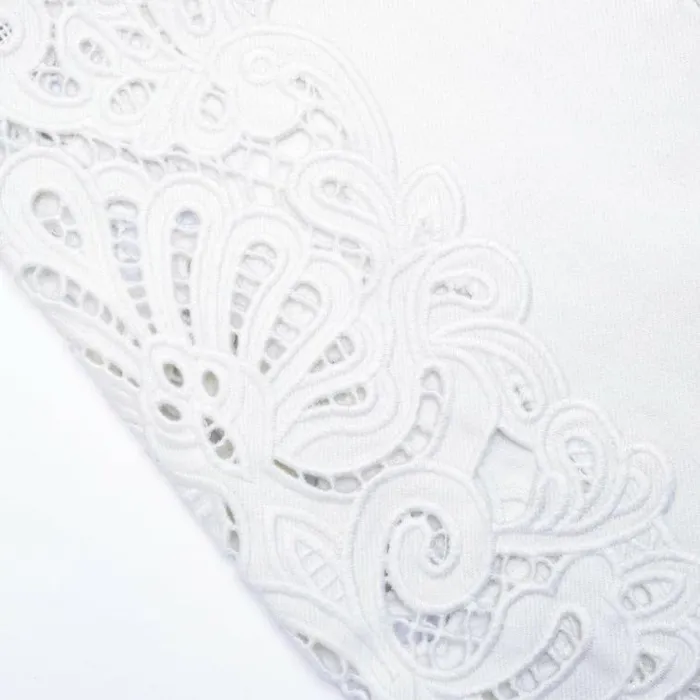 Self Portrait Denim White Cutwork Denim Jeans 8211 Women