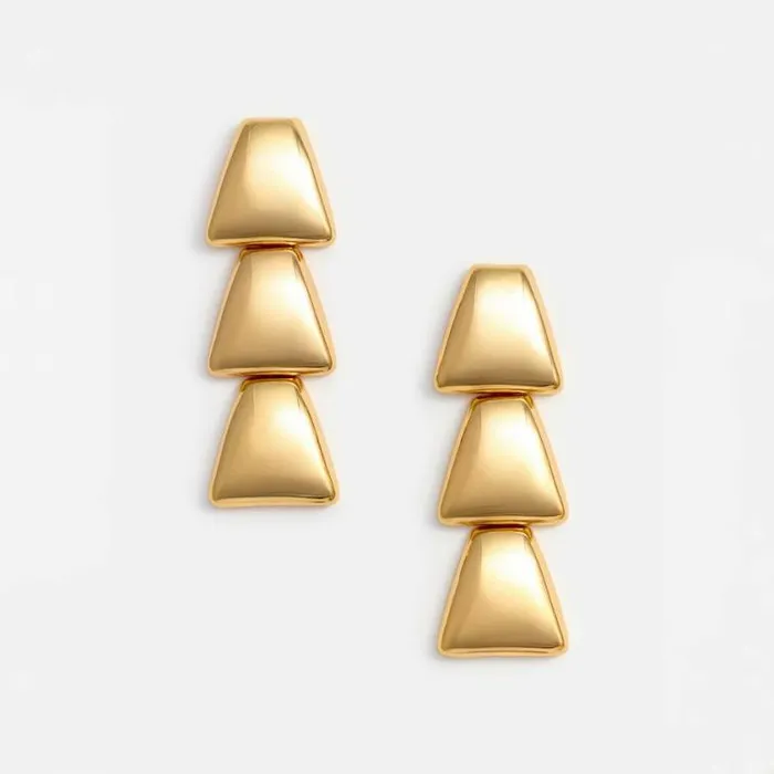 Self Portrait Earrings Gold Tiered Bell Earrings 8211 Women