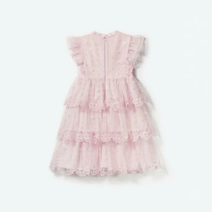 Self Portrait Flower Girl Pink Tulle Dress 8211 Women