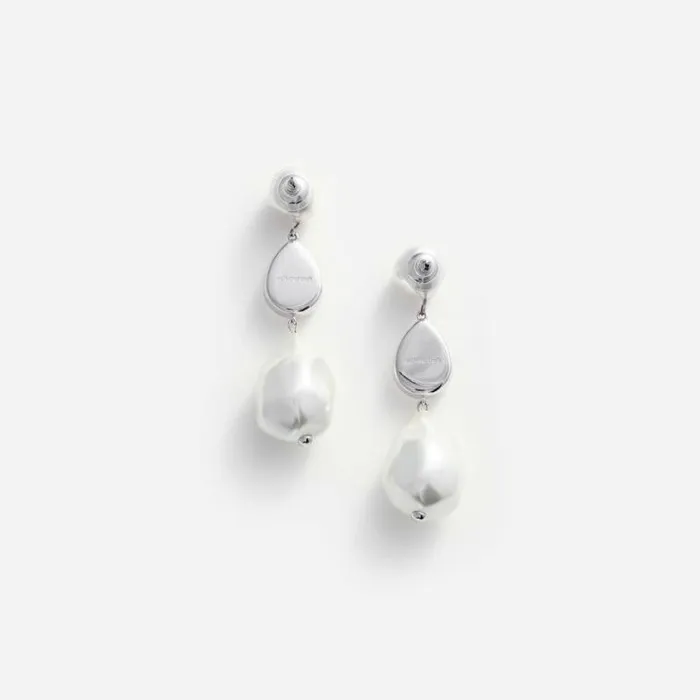 Self Portrait Wedding Guest Pearl Crystal Droplet Earrings 8211 Women