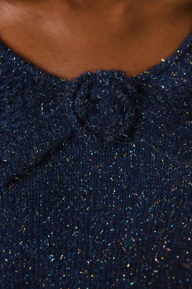 Serenity Navy Women RIXO Knitwear Serenity Navy Women RIXO Knitwear