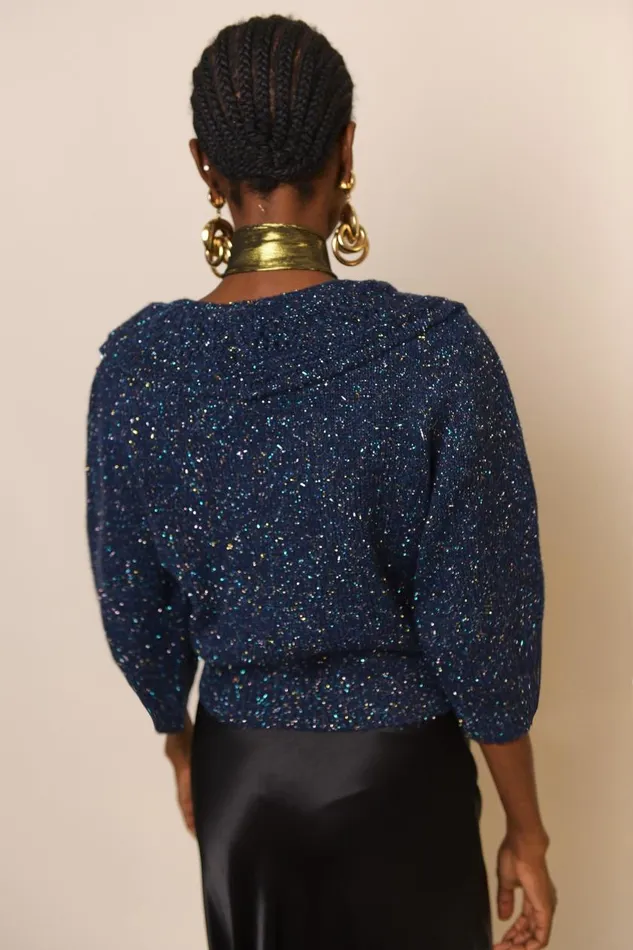 Serenity Navy Women RIXO Knitwear Serenity Navy Women RIXO Knitwear